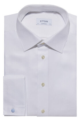 Contemporary Fit Textured Twill Shirt