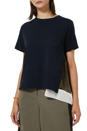 Plain Slit T-Shirt