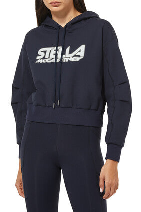 Scuba Logo Print Hoodie