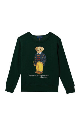 Knit Polo Bear Sweater